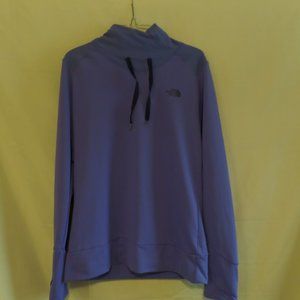 North Face Women’s Purple Cowl Neck Long Sleeve  top – Size M